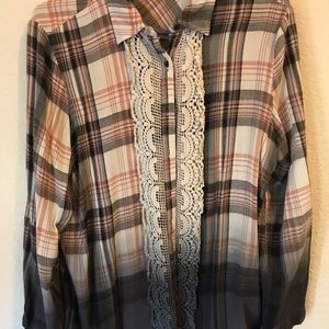 Long sleeve flannel shirt
